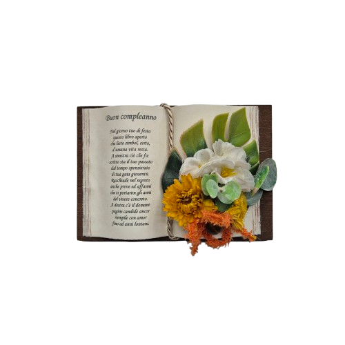 Libro artigianale buon compleanno