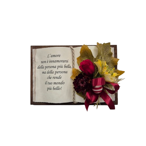 Libro artigianale l'amore