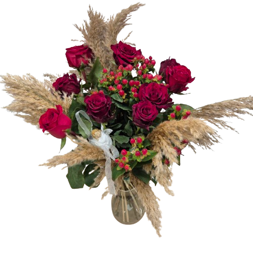 Bouquet rose e angioletto